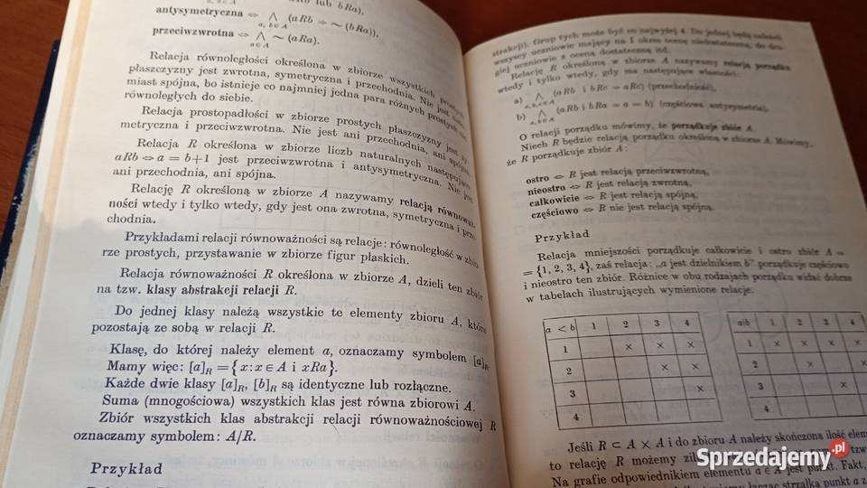Zbiór zadań z algebry klasy I i II 1 2 liceum ISBN 8302007609 Gdańsk sprzedam