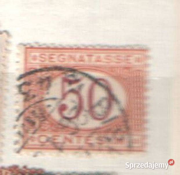 Zn Włochy Porto Mi 9 kas 1870 Filatelistyka śląskie Gliwice