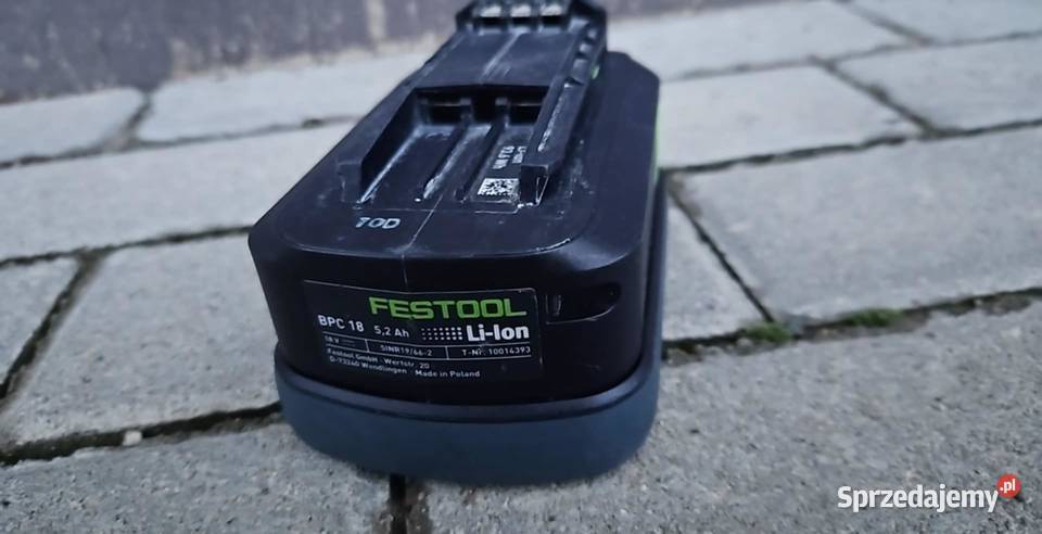 FESTOOL BPC 18 Lilon 52 Ah akumulator zachodniopomorskie Myślibórz