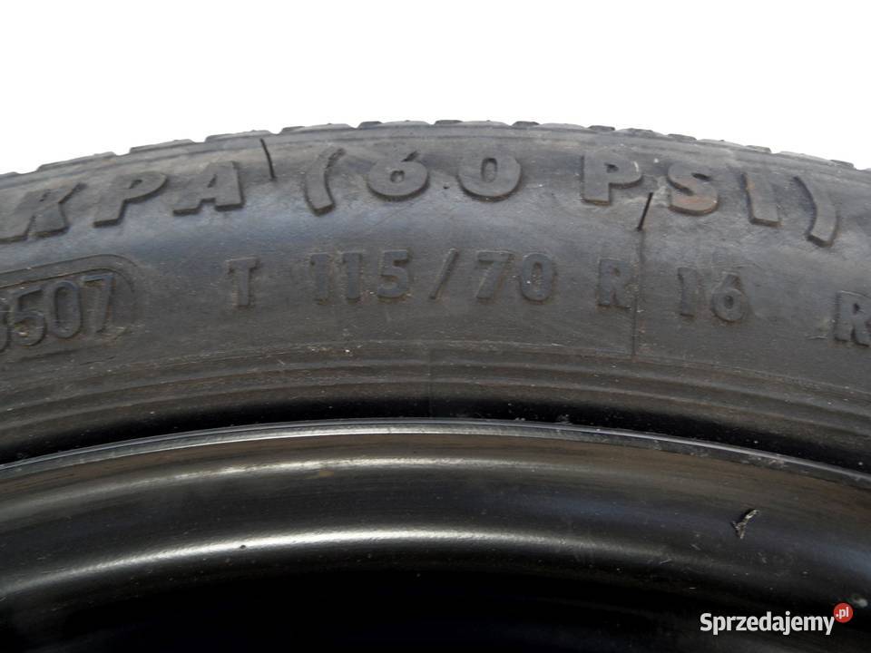 OPEL VECTRA C koło dojazdowe 1157016 92M 5x110