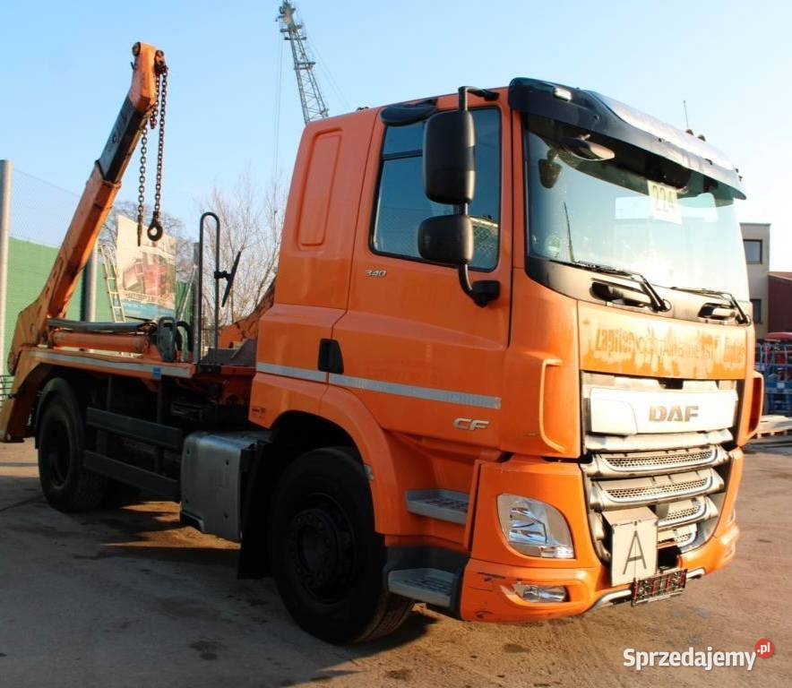BRAMOWIEC na pojemniki smieci Daf CF Warszawa