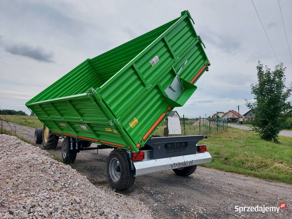 Przyczepa rolnicza wywrotka dwuosiowa 45t nieuszkodzony Łowicz sprzedam