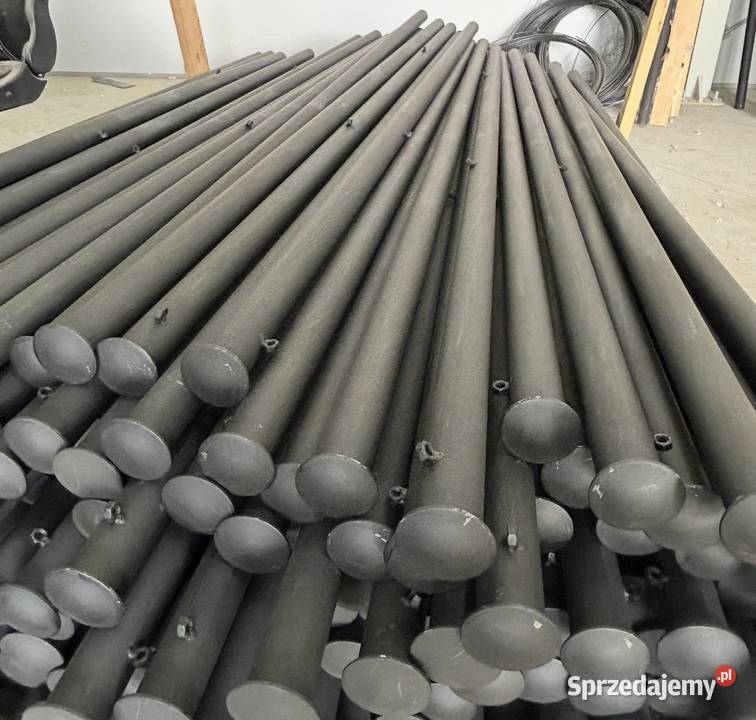 Slupki ogrodzeniowe fi42 2mm przelotki daszek lubelskie Fajsławice