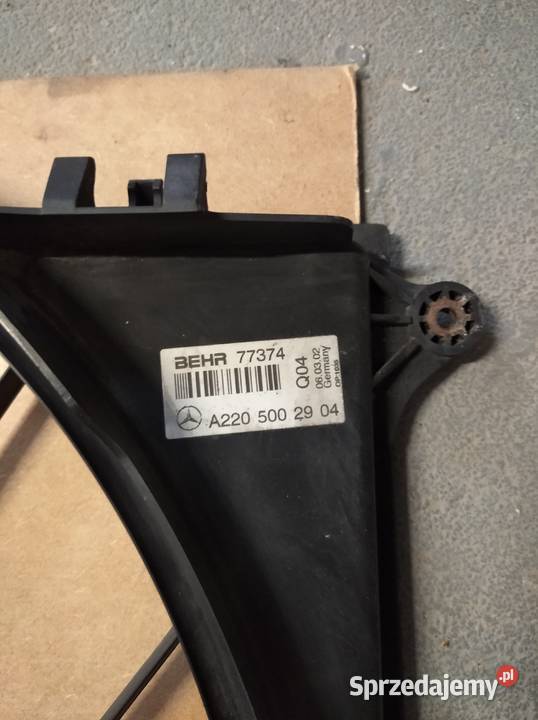 Obudowa wentylatora chłodnicy Mercedes