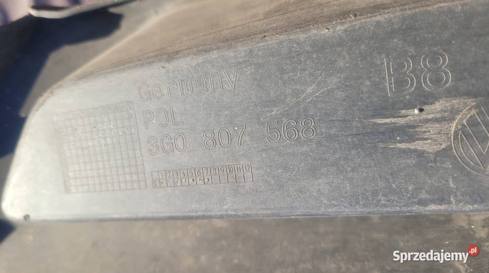 VW PASSAT B8 LIFT DYFUZOR DOKŁADKA ZDERZAK TYŁ Ruda Śląska sprzedam