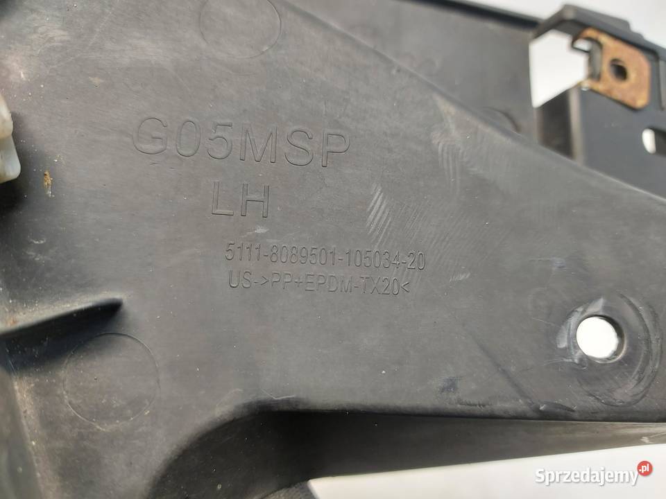 BMW G05 X5 30d 2019r ŚLIZG MOCOWANIE ZDERZAKA Części montażowe