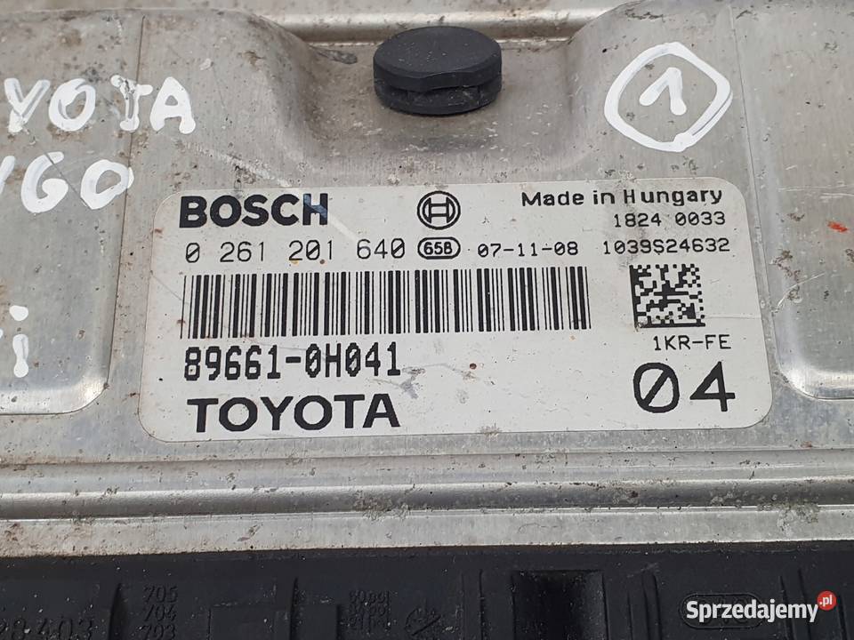 KOMPUTER STEROWNIK SILNIKA TOYOTA AYGO 10