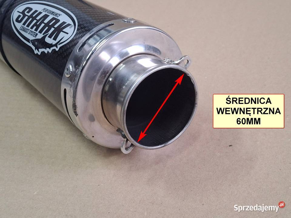 SHARK STREET GP CARBON WYDECH TŁUMIK KOŃCOWY Bieleń