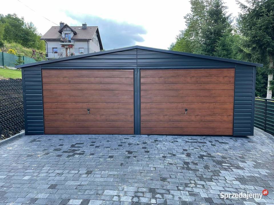 Garaż blaszany 7x6 Wzmocniony Profilami