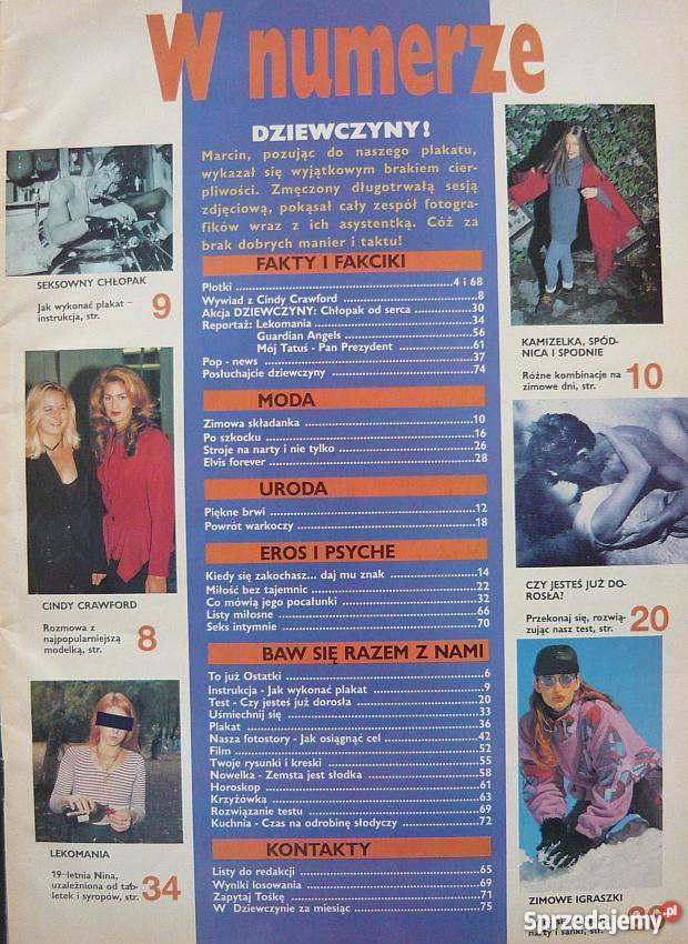 DZIEWCZYNA 2 LUTY 1993 PLAKAT WYMARZONY CHŁOPAK Warszawa