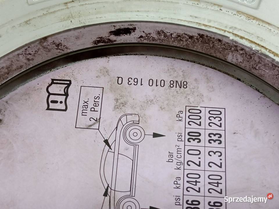 KLAPKA WLEWU PALIWA 8N8010163Q Audi TT I