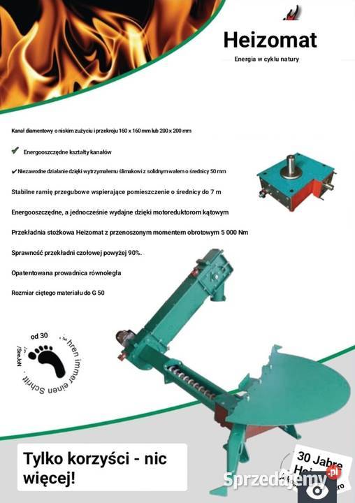 HEIZOMAT 100 KW Piec na Trociny Zrębka Pestka Kożuchów