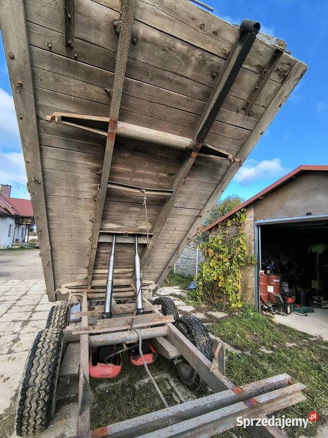 Przyczepa wywrotka 3 strona że Szwecji tandem Lubawa