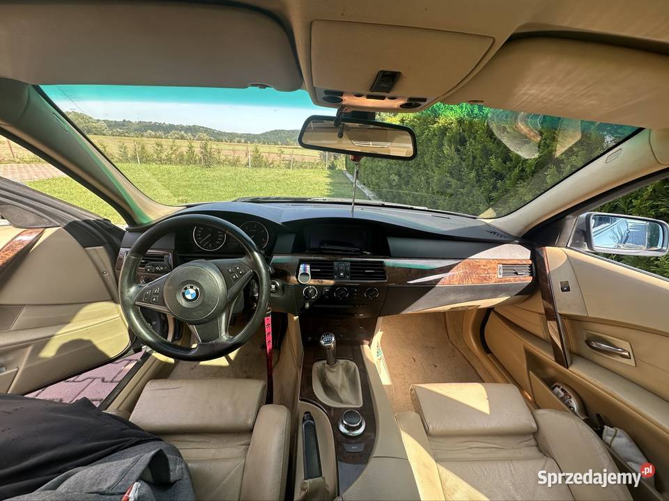 Bmw e60 manualna Samochody osobowe Lusławice