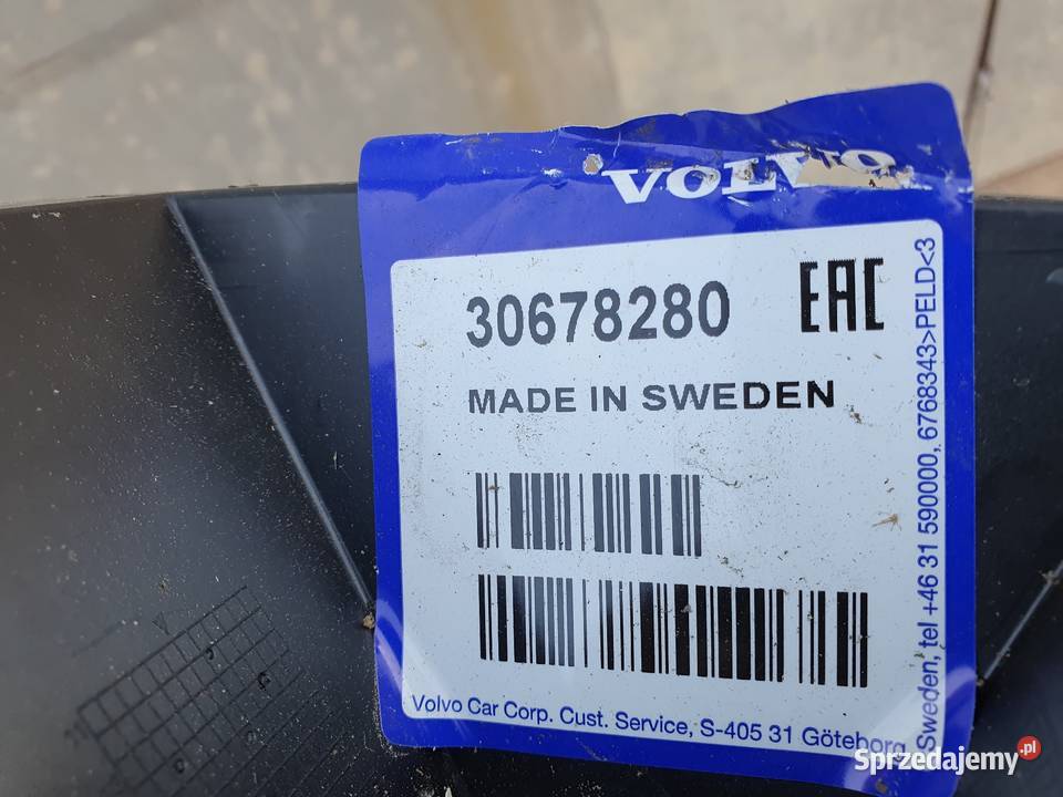 VOLVO S80 ŚLIZG ZDERZAKA PRAWY TYŁ TYLNY Motoryzacja Międzychód