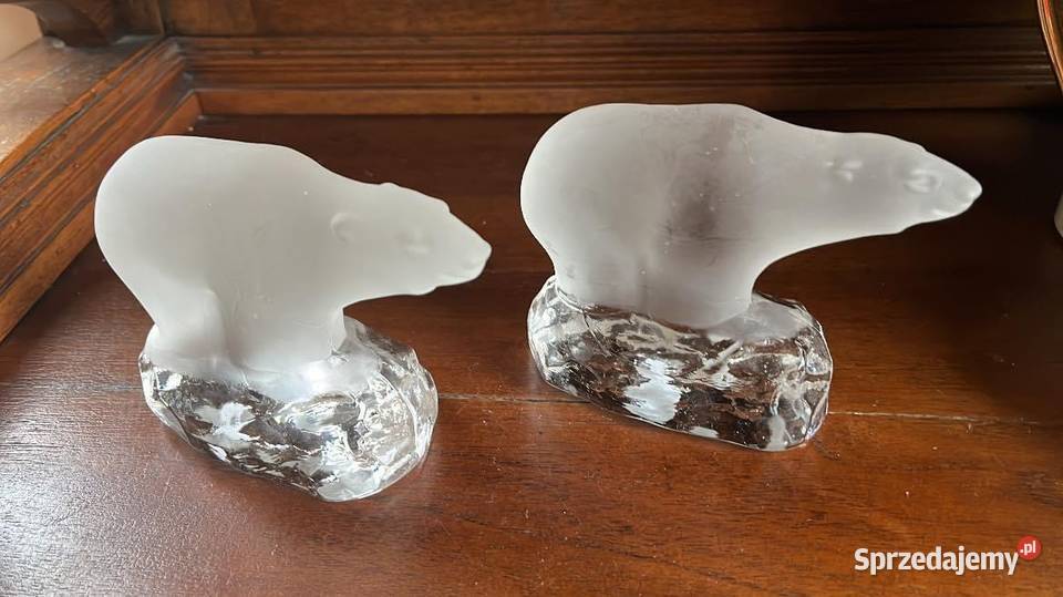 Niedźwiedź Nybro Sweden Crystal Polar Bear