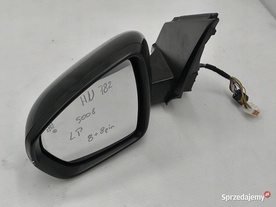 LUSTERKO LEWY PRZÓD 16PIN KTVD PEUGEOT 5008 II osobowe Listwy i nakładki wielkopolskie