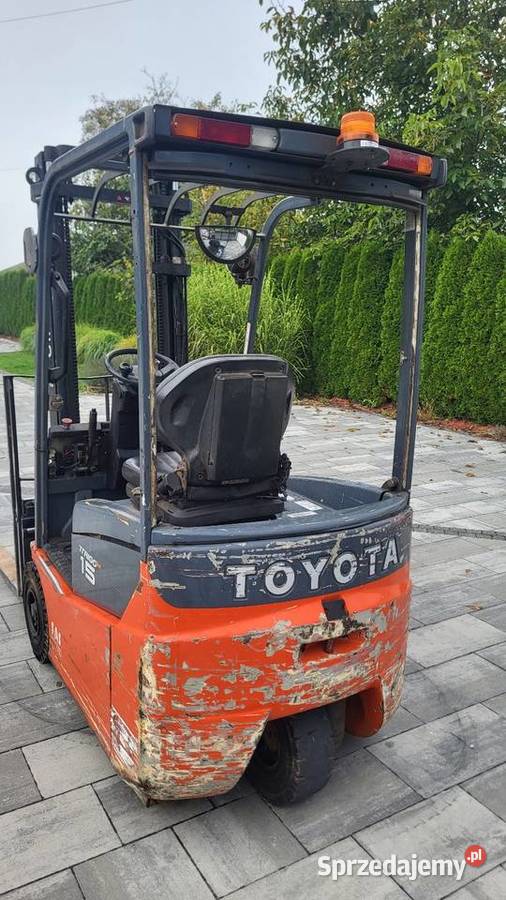 Toyota Triago 15 SAS 2012r elektryk przesuw Wózki widłowe Annopol