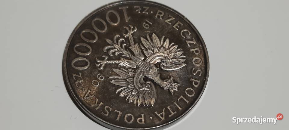 MONETA 100000 złotych 1990 typ A Solidarność Warszawa
