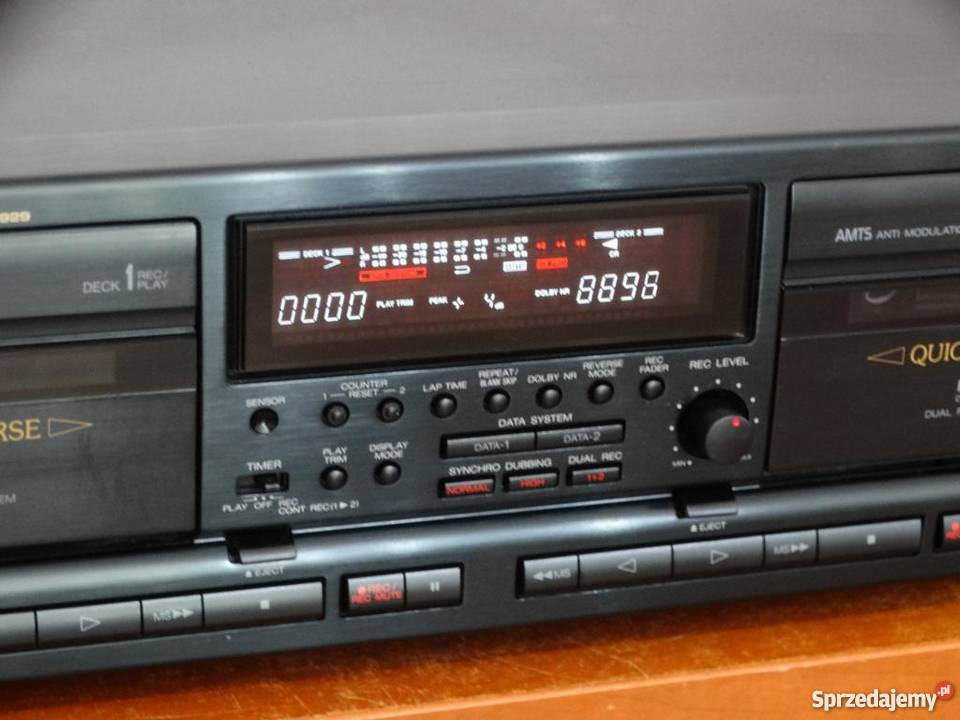 Magnetofon Aiwa ADWX929E unikat WYSYŁKA Elektronika