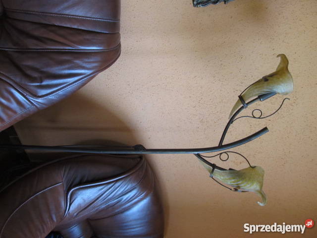 ŻYRANDOL ośmiopunktowy z lampą stojącą dwoma dolnośląskie Wrocław