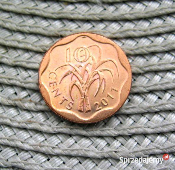 Eswatini Suazi 10 Cent 2011r Ładna wielkopolskie Kalisz