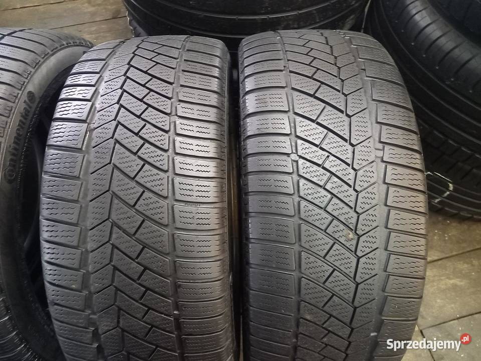 4x Opona UŻYWANA ZIMOWA 22545R17 CONTINENTAL 109 Zaścianki sprzedam