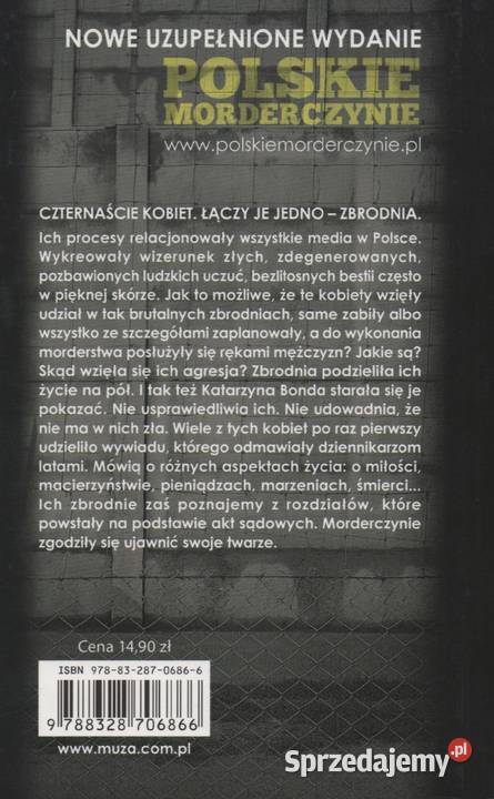 POLSKIE MORDERCZYNIE Katarzyna Bonda reportaż, literatura faktu Gorzów Wielkopolski