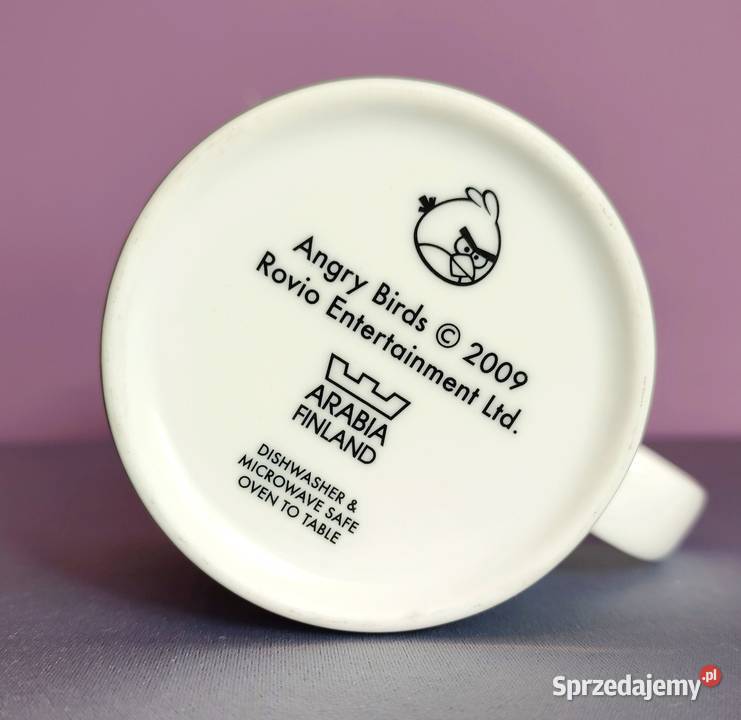 ANGRY BIRDS kubek Arabia Finland sygnatura Jasień