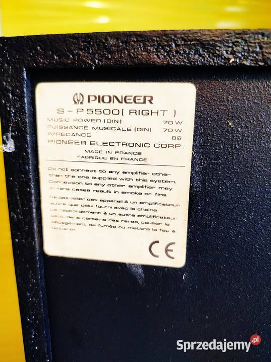Kolumny Pioneer SP5500 70W8ohm Mińsk Mazowiecki