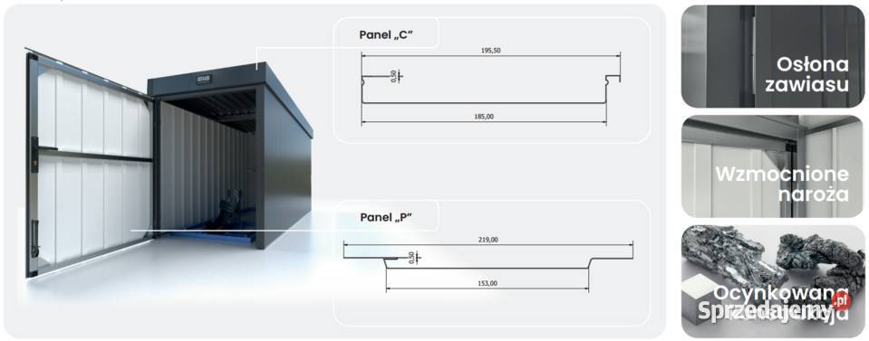Wiata metalowa na jednoślady ochrona motocykla i Kraków
