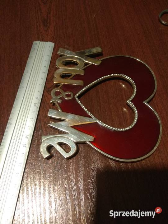 metalowy napis YOUME 1137 Antyki, Sztuka, Kolekcje