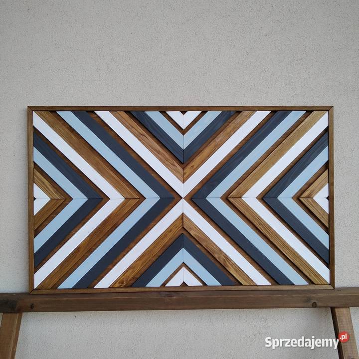 Obraz mozaika dekoracja drewno 89 x 54 Gdynia