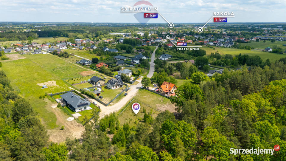 Duża piekna działka Puszczy Słupeckiej Sieraków