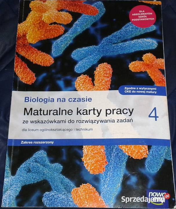 Biologia na czasie 4 Maturalne karty pracy B Pozostałe lubelskie Chełm sprzedam