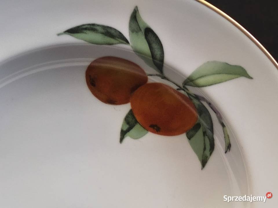 Talerz angielski Royal Worcester Evesham Gold Chełm sprzedam