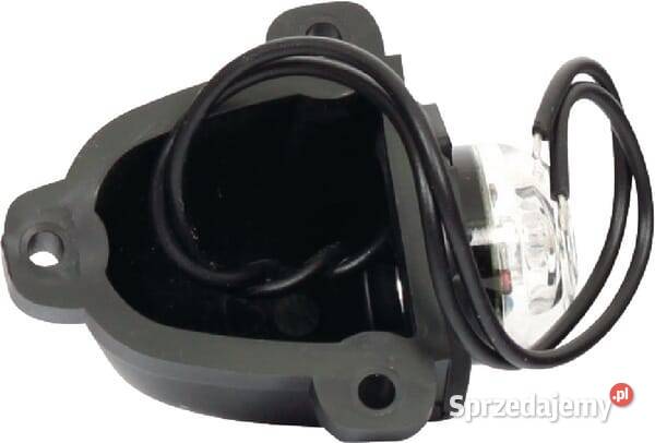 Lampa obrysowa LED okrągła 1224V biała