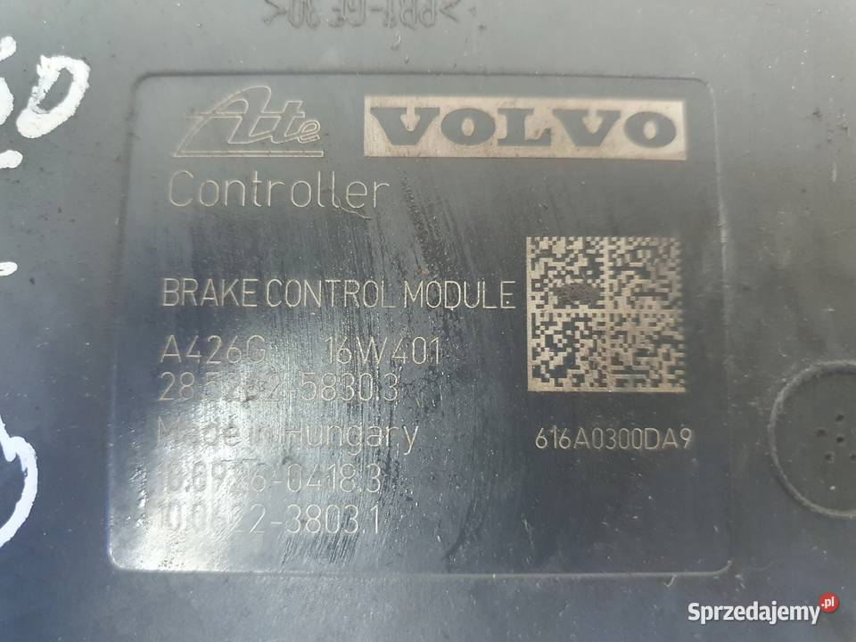 Volvo S60 II XC60 POMPA ABS hamulowa Sterownik osobowe Rudka