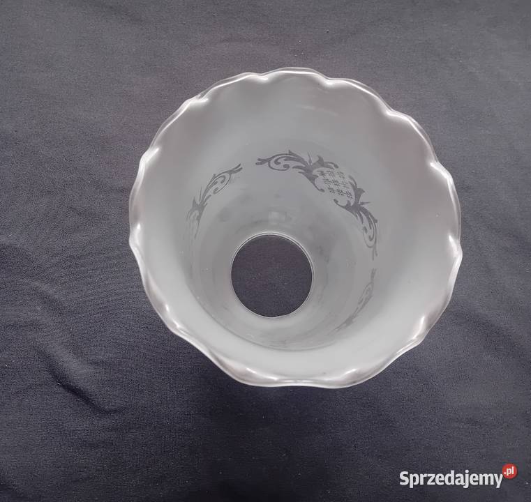 Zestaw 3 secesyjnych kloszy do lampżyrandola