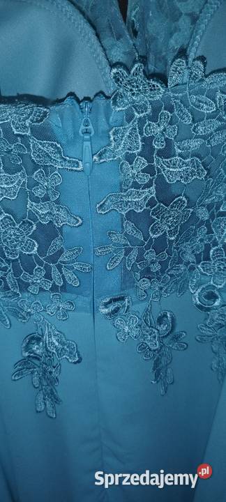 Sukienka gipura długi tren Długość Maxi Sulmierzyce sprzedam