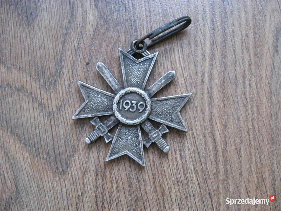 Niemiecka odznaka 2 wojna krzyż kvk z mieczami Kolekcje