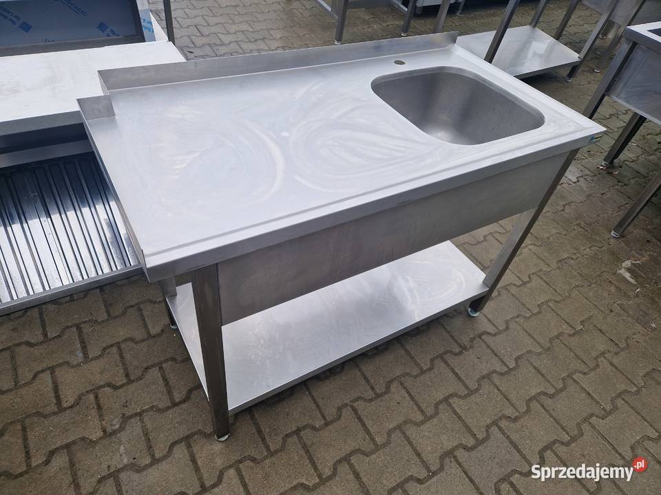 Zlew Gastronomiczny 1 Komorowy Z Półką 1206085 Ostrów Wielkopolski