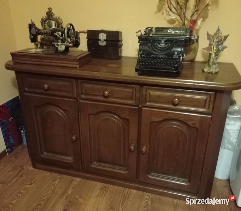 Komoda z dębowymi frontami Lubin