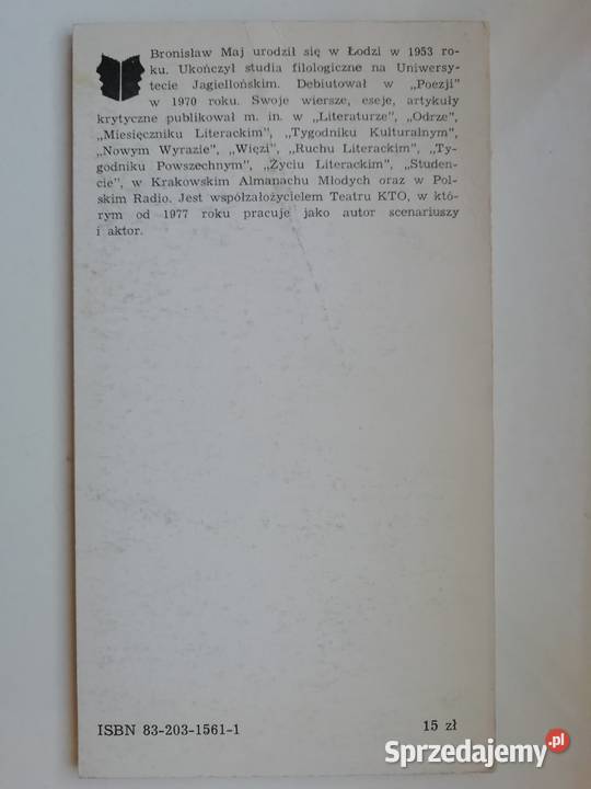 TAKA WOLNOŚĆ Bronisław Maj Proza i poezja