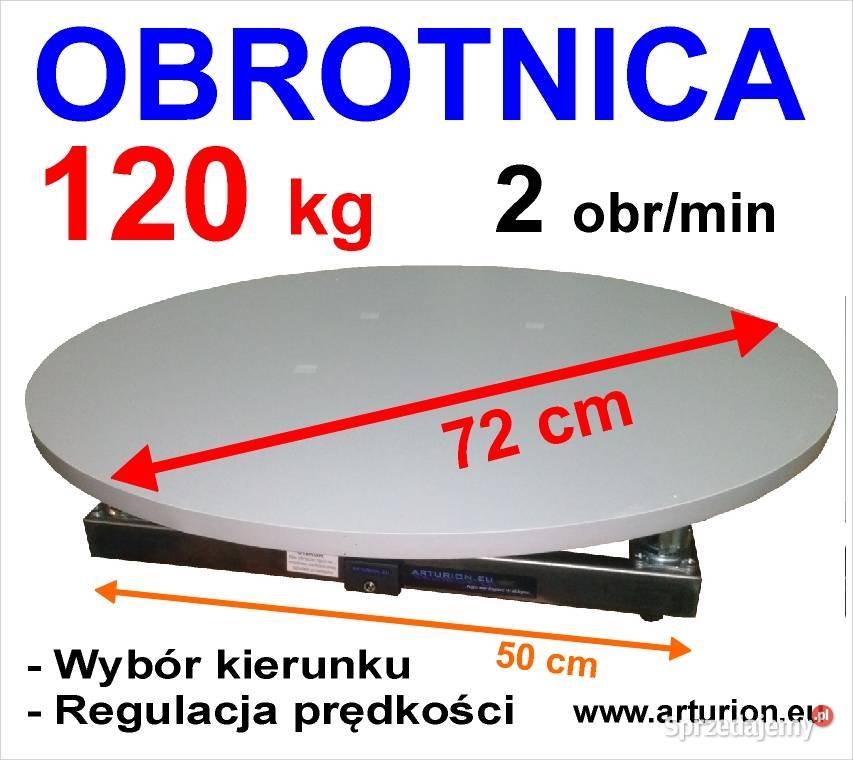 Podest obrotowy POD CHOINKĘ z oświetleniem do
