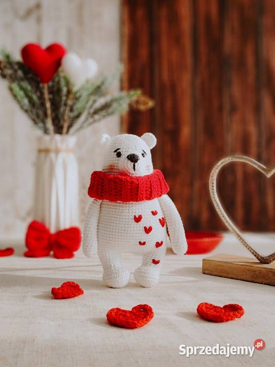 Miś wykonany na szydełku Częstochowa