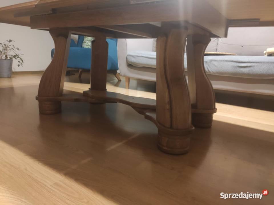Ława dębowa rozkładana Niegowa
