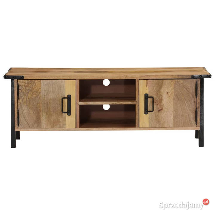 Szafka pod telewizor 110x35x40 lite drewno mango mazowieckie Warszawa