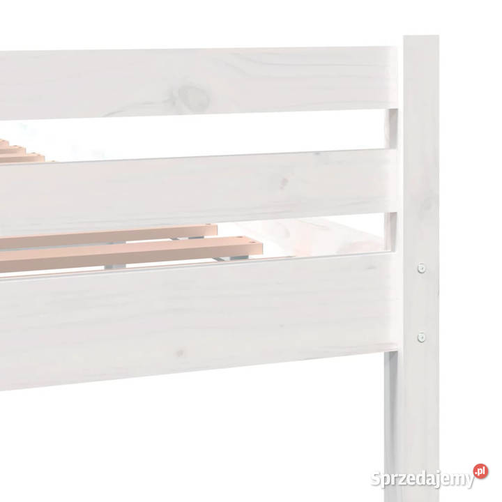 Rama łóżka biała lite drewno 180x200 WM814835 Meble Warszawa