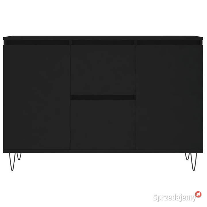 Szafka czarna 104x35x70 materiał drewnopochodny Warszawa